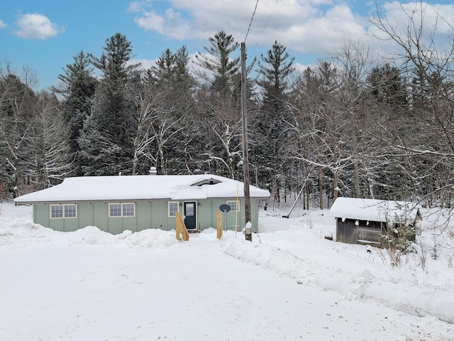 view of front of home