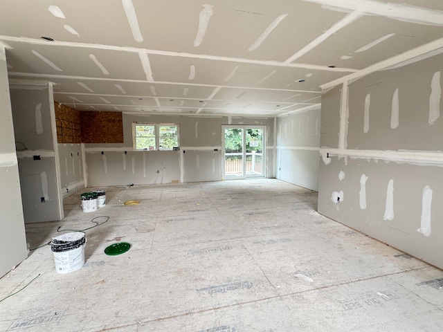 view of unfurnished living room