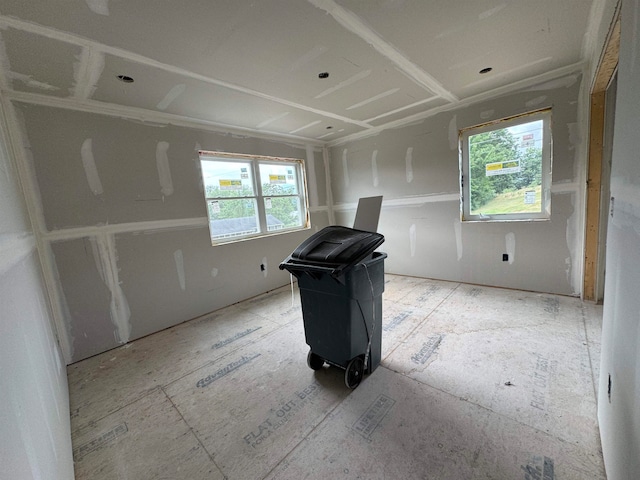 interior space with a wealth of natural light