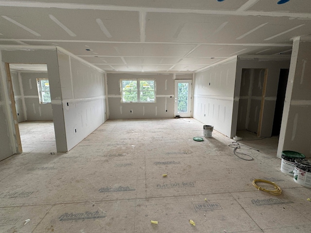 view of unfurnished living room