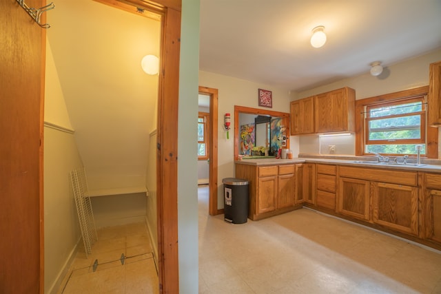 kitchen featuring sink