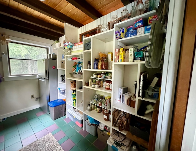 view of pantry