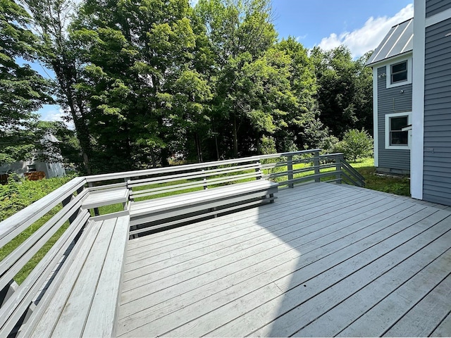 view of deck