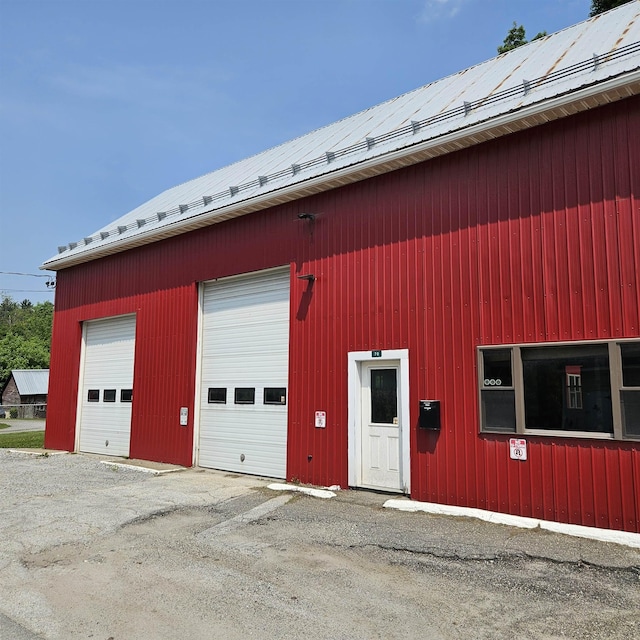 70 High St, Plainfield, VT 05667 - view of detached garage