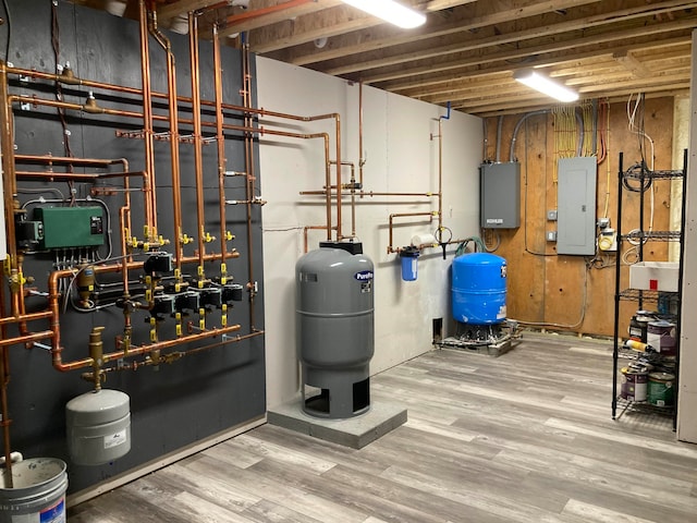 utility room featuring electric panel