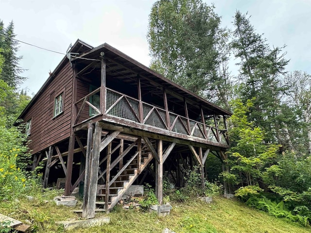 view of rear view of house