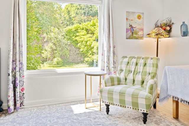 view of sitting room