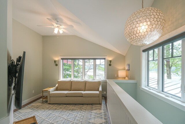 bathroom featuring shower with separate bathtub