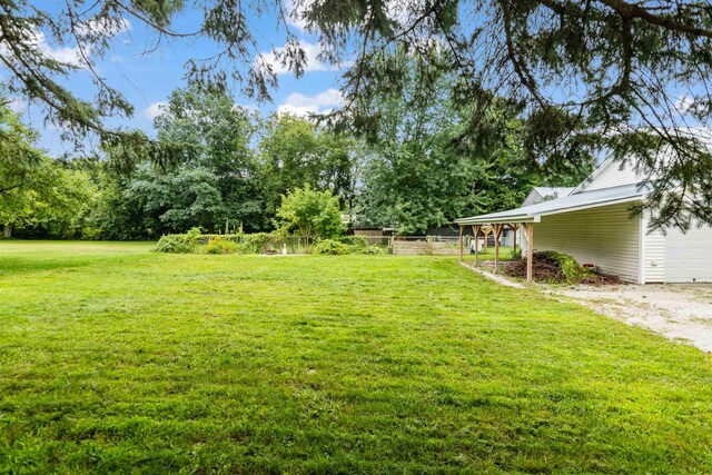 14 School St, Highgate, VT 05459 - view of yard with driveway and fence