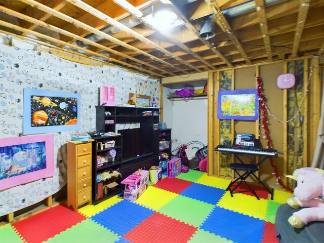 view of rec room