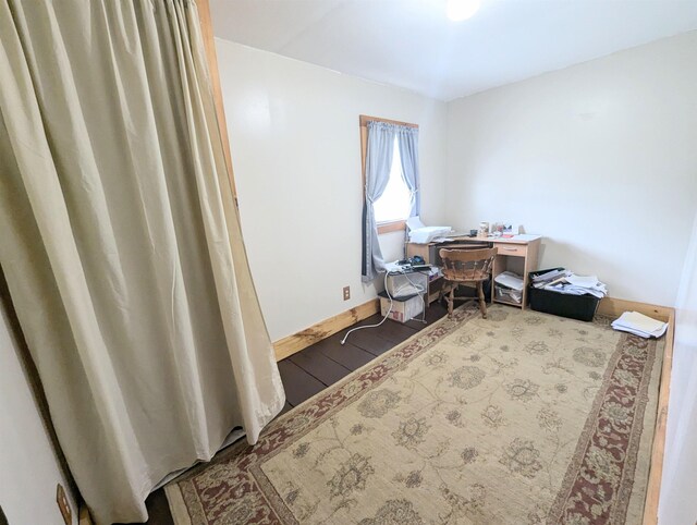 2454 W Barnet Rd, Barnet, VT 05821 - office featuring baseboards and wood finished floors