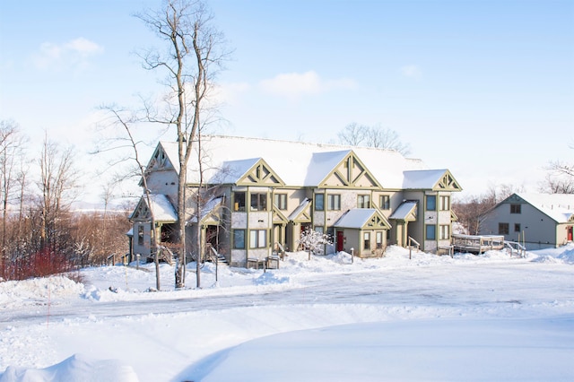 view of english style home