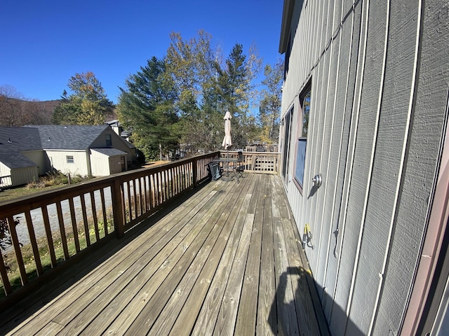 view of deck