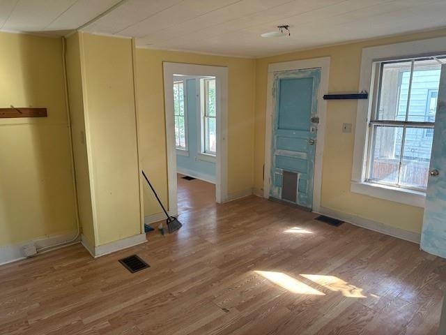 interior space featuring hardwood / wood-style flooring