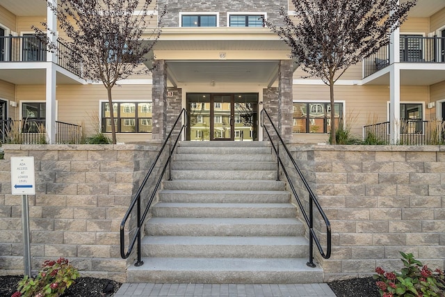 view of stairs