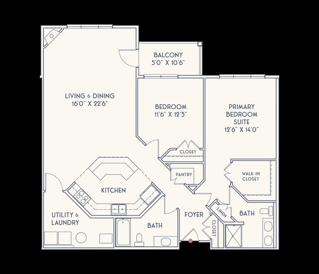 55 Pointe Pl # 106, Dover, NH 03820 - floor plan