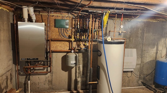 utilities featuring water heater and electric water heater