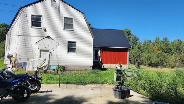 view of back of property