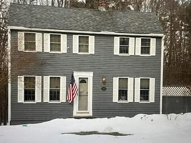 view of front of home