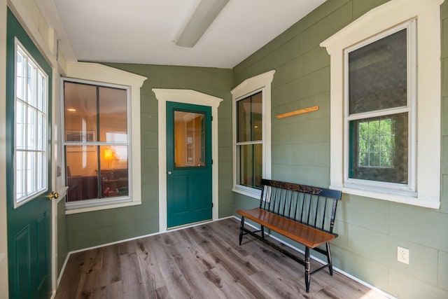 doorway to property featuring covered porch
