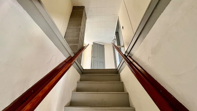 view of staircase