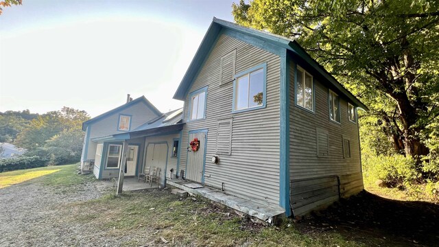 view of rear view of house