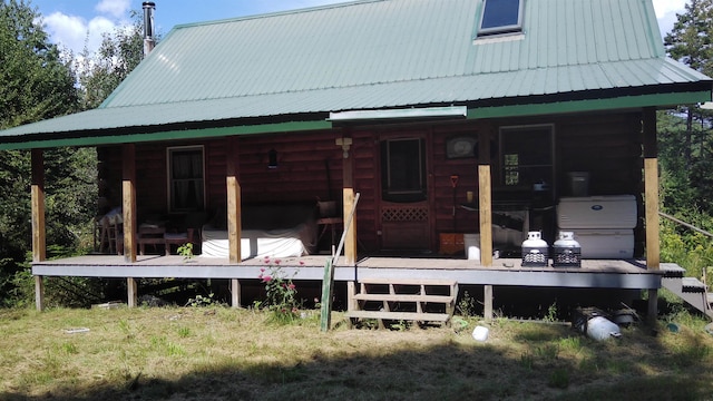 view of rear view of house