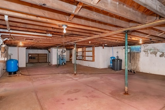 view of basement