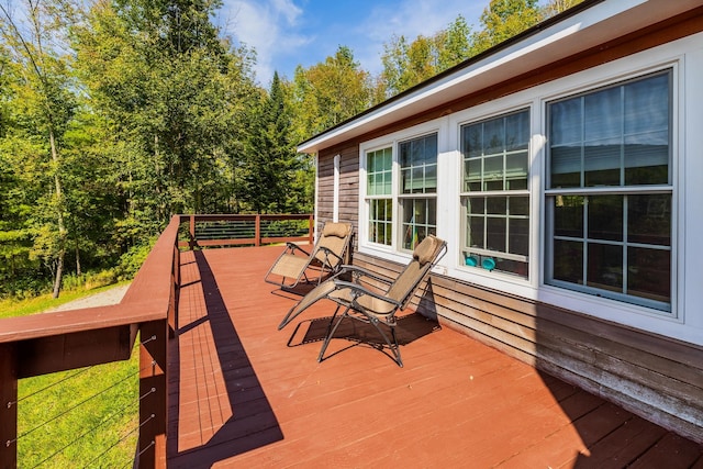 view of deck