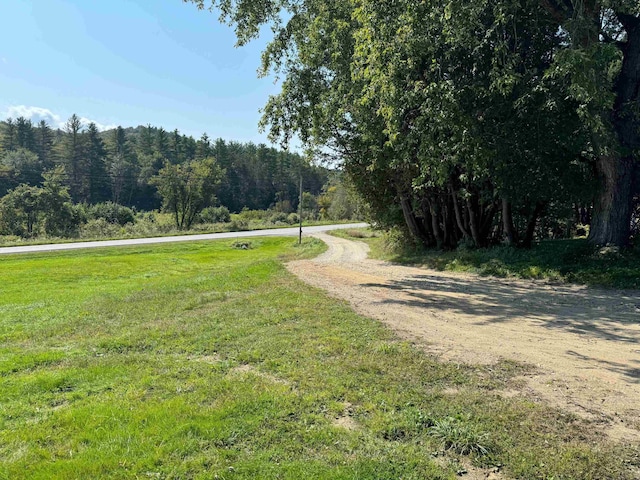 view of road