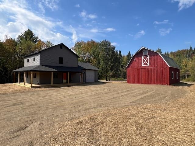 view of stable