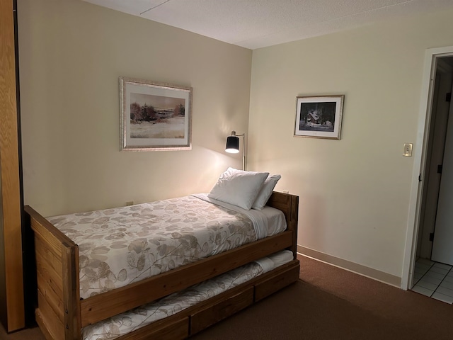 bedroom featuring carpet flooring