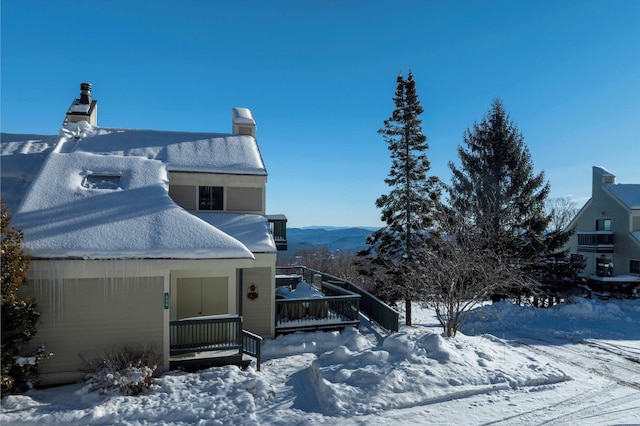 226 Okemo Trailside Ext Unit 47C, Ludlow, VT 05149 - view of snowy exterior