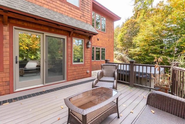 16 Crooked Mountain Rd, Lincoln, NH 03251 - view of deck