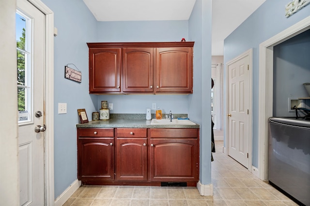 kitchen featuring sink