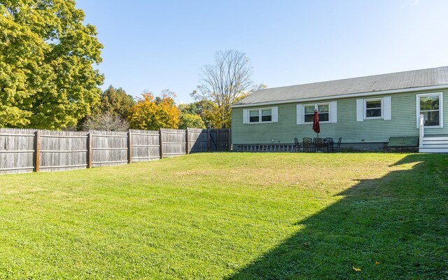 view of yard