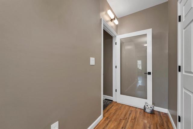 interior space featuring light hardwood / wood-style floors