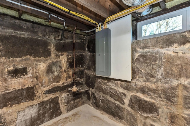 utility room featuring electric panel