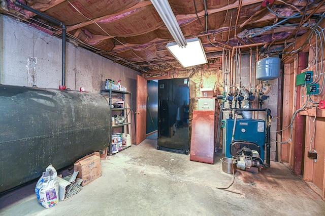 view of basement