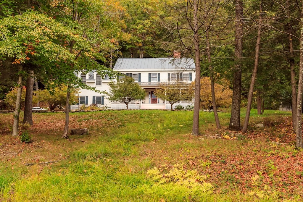 view of colonial-style house