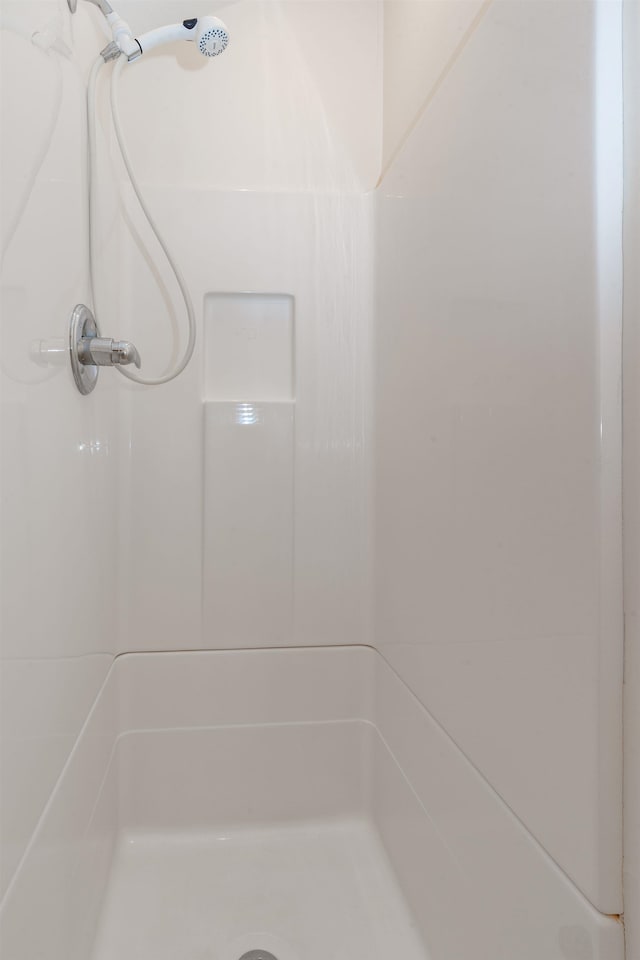 bathroom featuring walk in shower