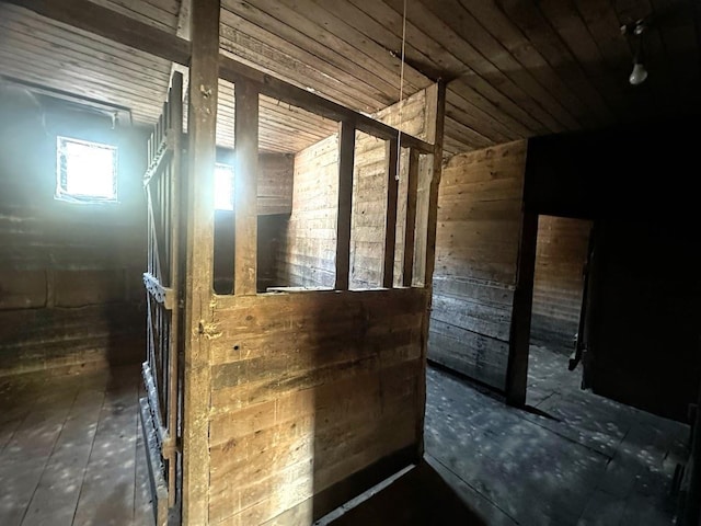 view of attic