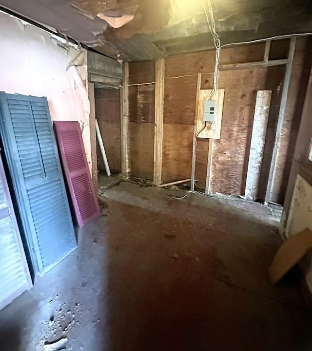 view of attic