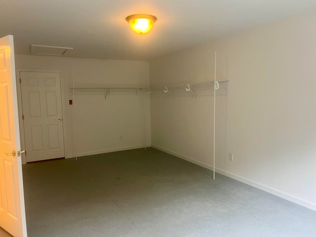 view of spacious closet