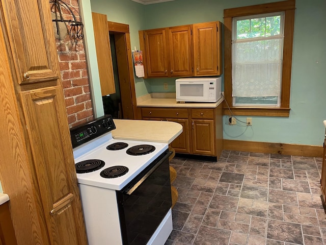 kitchen featuring white appliances