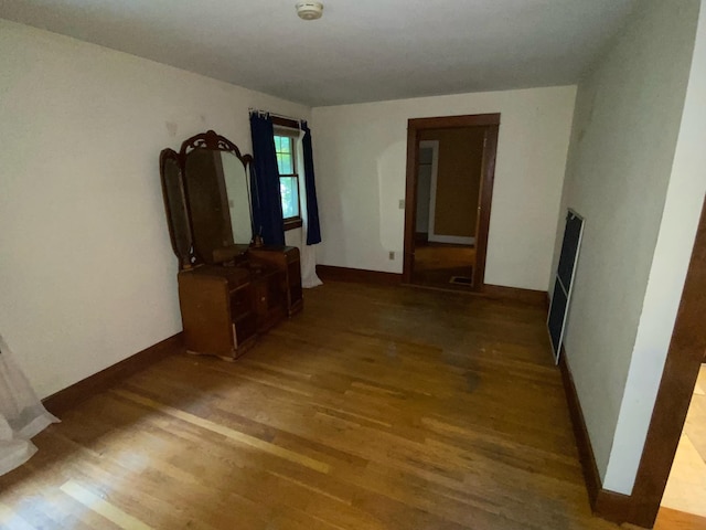 interior space featuring dark hardwood / wood-style floors