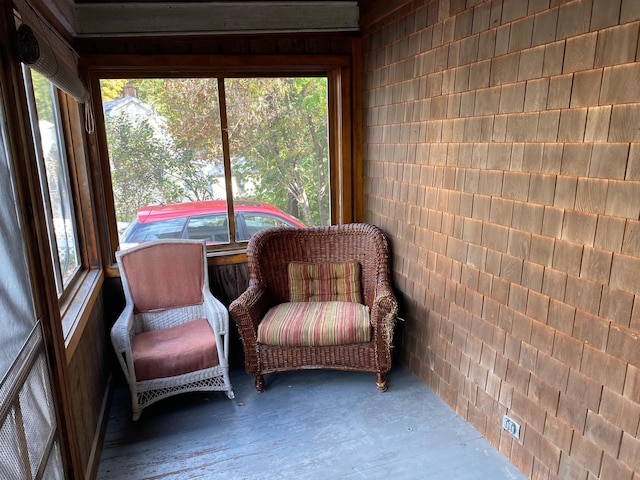 sunroom featuring a healthy amount of sunlight