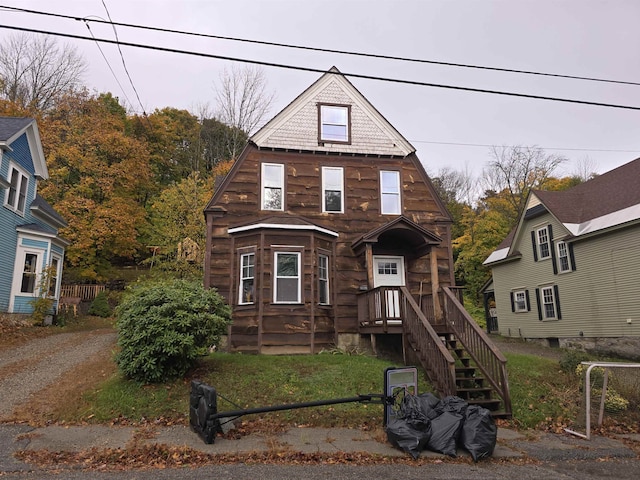 view of front of home