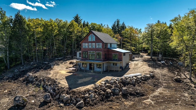 view of rear view of house