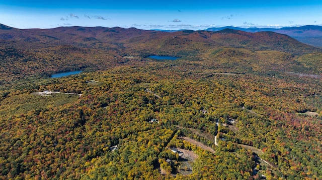 mountain view with a water view